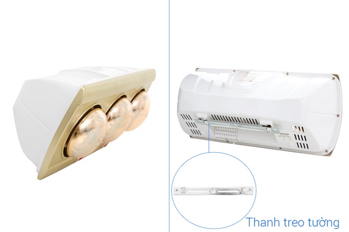 Đèn sưởi nhà tắm Sunhouse SHD3813 825W Màu Vàng