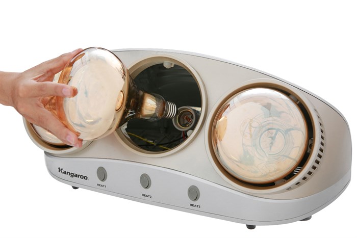 Đèn sưởi nhà tắm Kangaroo KG250-KG Màu Vàng đồng