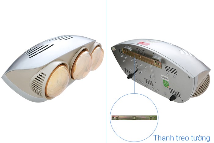 Đèn sưởi nhà tắm Kangaroo KG250-KG Màu Vàng đồng