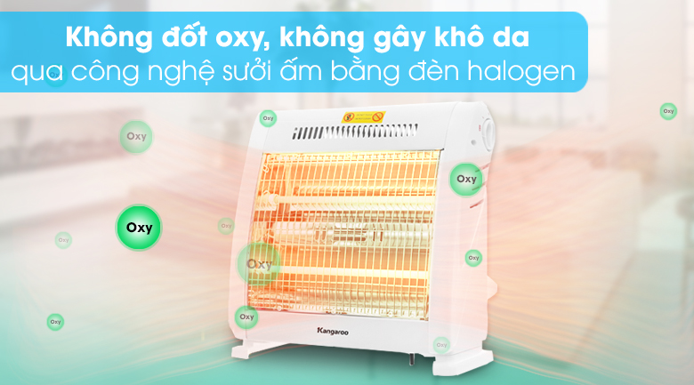 Đèn sưởi halogen Kangaroo KG1016C