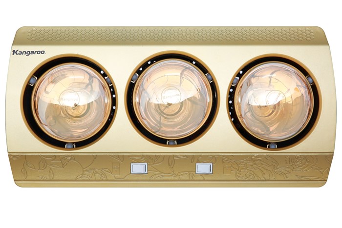 Đèn sưởi nhà tắm Kangaroo KG3BH01 825W Màu Vàng đồng