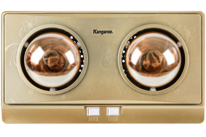 Đèn sưởi nhà tắm Kangaroo KG247V 550W Màu Vàng đồng