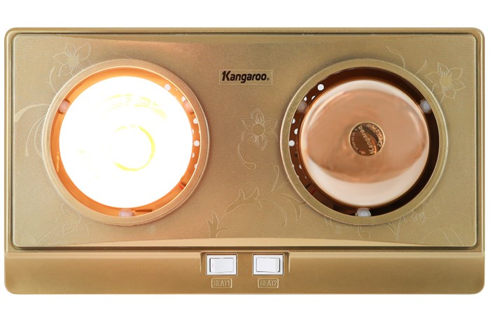 Đèn sưởi nhà tắm Kangaroo KG247V 550W Màu Vàng đồng