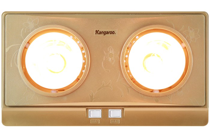 Đèn sưởi nhà tắm Kangaroo KG247V 550W Màu Vàng đồng