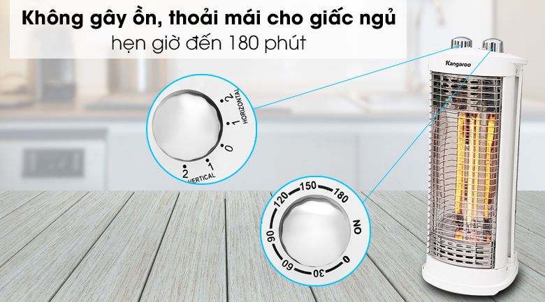 Đèn sưởi Carbon Kangaroo KG1026C 550W