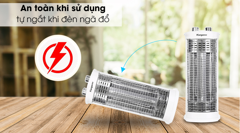 Đèn sưởi Carbon Kangaroo KG1026C 550W