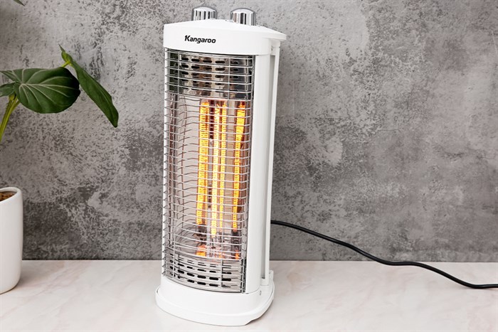 Đèn sưởi Carbon Kangaroo KG1026C 550W Màu Trắng