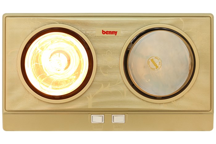 Đèn sưởi nhà tắm Benny BHT022X Màu Vàng