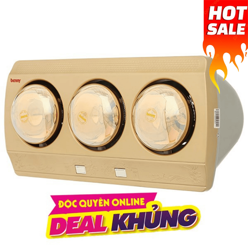 Đèn sưởi nhà tắm Benny BHT032X