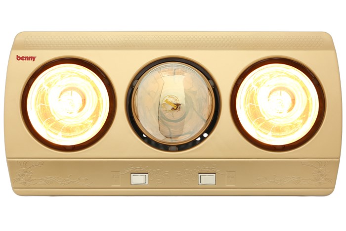 Đèn sưởi nhà tắm Benny BHT032X Màu Vàng