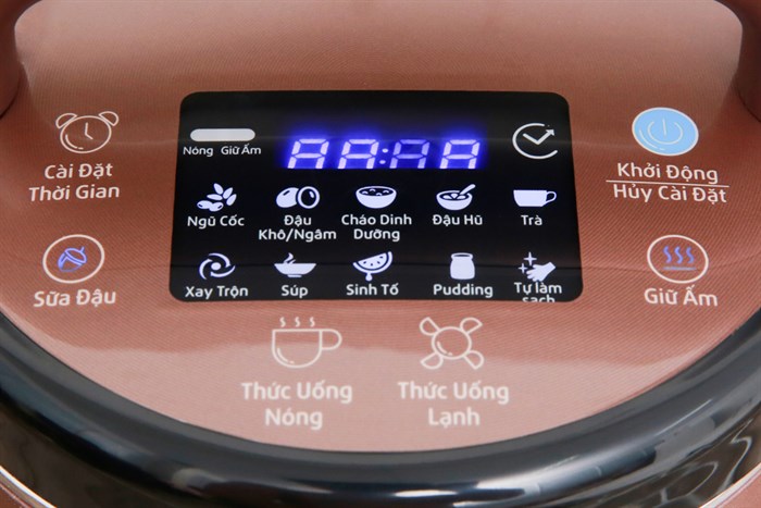 Máy làm sữa đậu nành Bluestone SMB-7393 1.3 lít Màu Vàng đồng