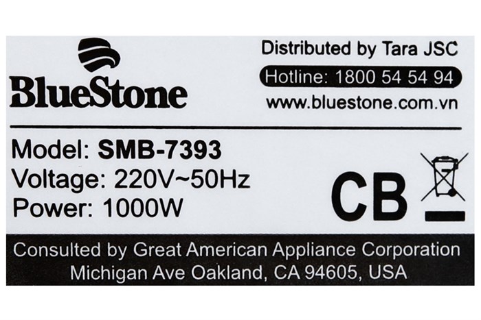 Máy làm sữa đậu nành Bluestone SMB-7393 1.3 lít Màu Vàng đồng