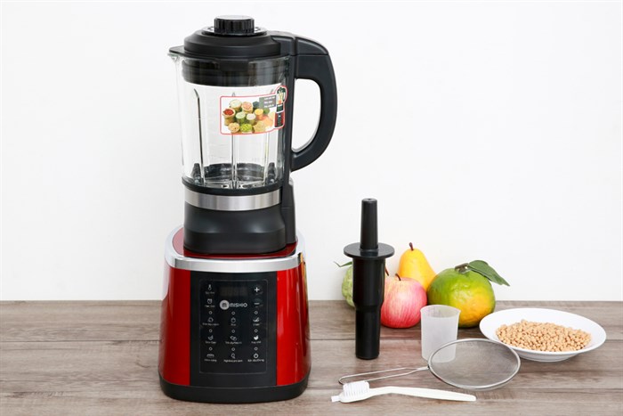 Máy làm sữa hạt Mishio MK160 Màu Đen - Đỏ