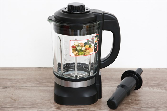 Máy làm sữa hạt Mishio MK160 Màu Đen - Đỏ