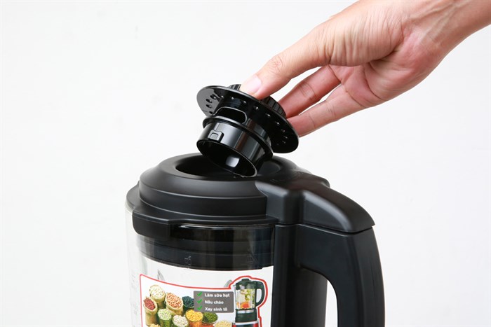 Máy làm sữa hạt Mishio MK160 Màu Đen - Đỏ