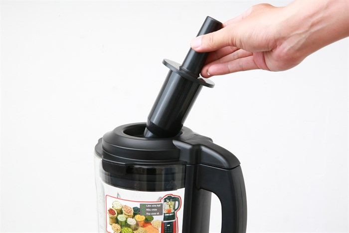 Máy làm sữa hạt Mishio MK160 Màu Đen - Đỏ