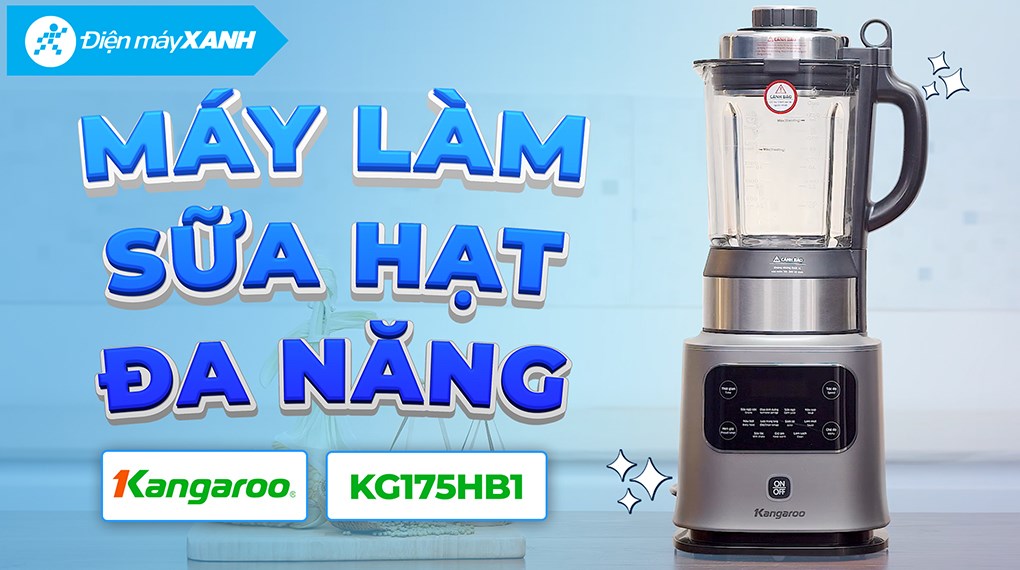 Máy làm sữa hạt đa năng Kangaroo KG175HB1