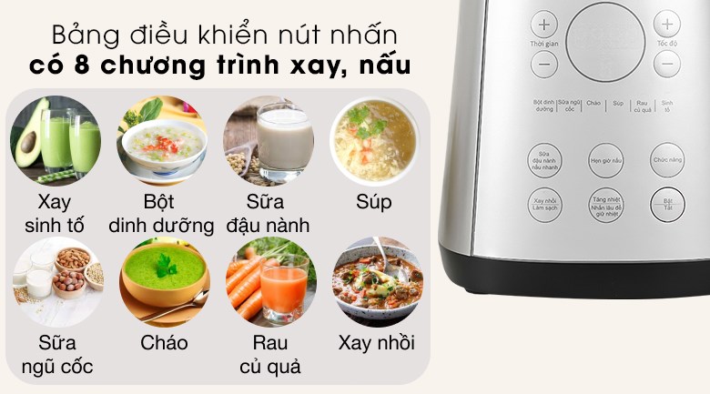 Máy làm sữa hạt đa năng Midea MJ-BL100GH
