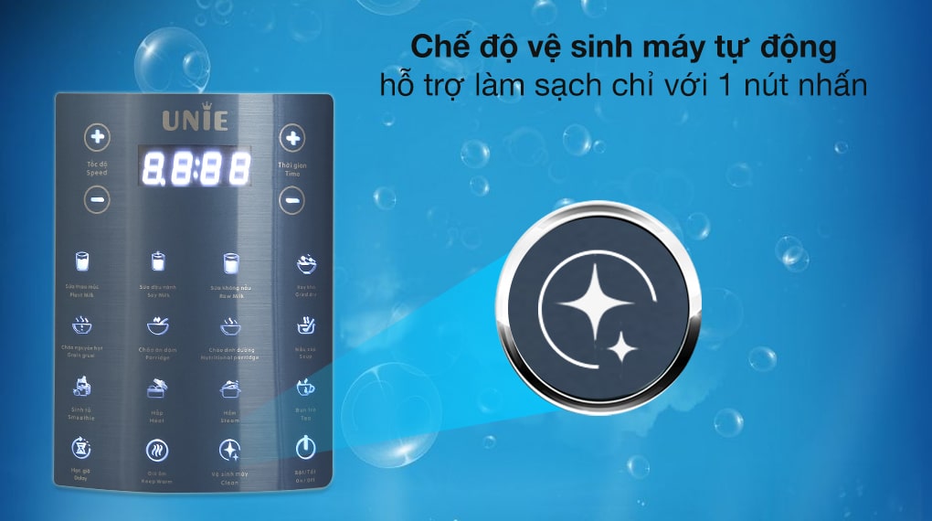 Máy làm sữa hạt đa năng Unie V6