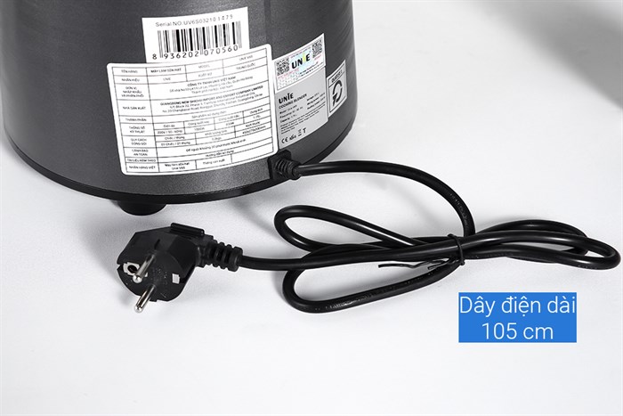 Máy làm sữa hạt Unie V6S Màu Xám