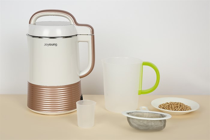 Máy làm sữa hạt Joyoung DJ13C-Q3 Màu Trắng - vàng đồng