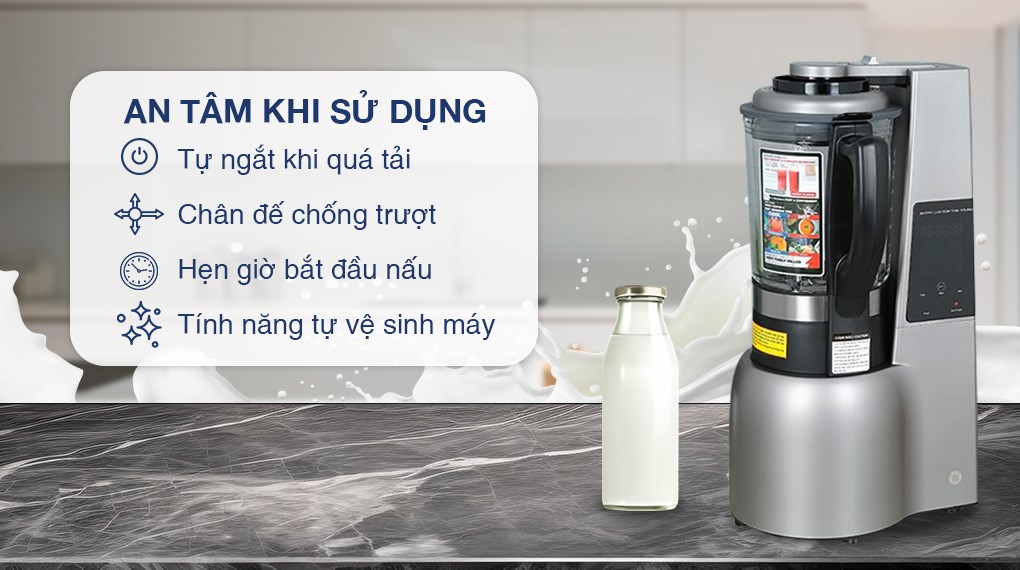 Máy làm sữa hạt đa năng Mishio MK-307
