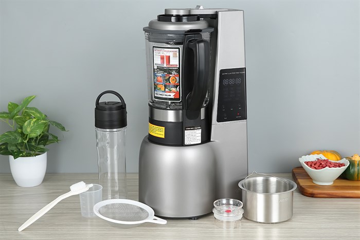 Máy làm sữa hạt đa năng Mishio MK-307 Màu Xám