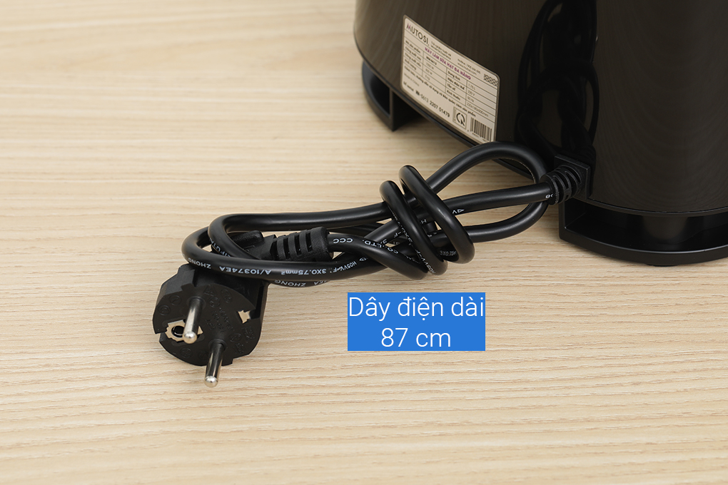 Máy làm sữa hạt đa năng Mutosi MM-S613 Màu Đen