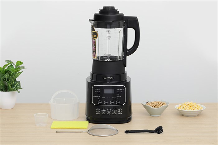 Máy làm sữa hạt đa năng Mutosi MM-S613 Màu Đen