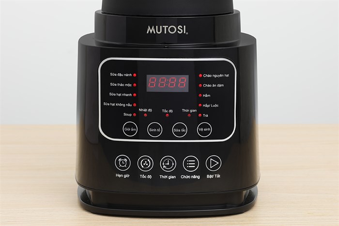 Máy làm sữa hạt đa năng Mutosi MM-S613 Màu Đen