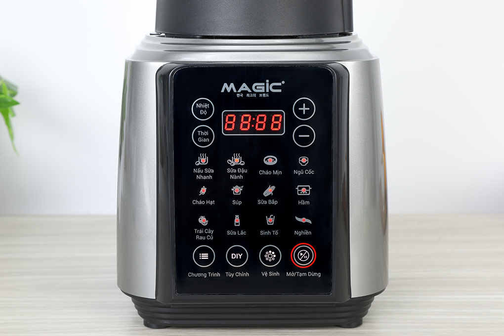 Máy làm sữa hạt đa năng Magic A-96 bạc Màu Đen - Bạc