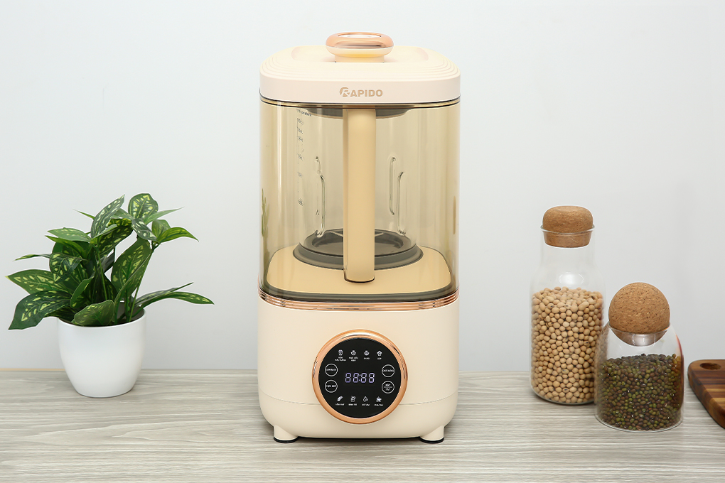 Máy làm sữa hạt Rapido RHB-600D Màu Kem