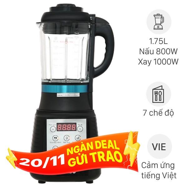 Máy làm sữa hạt đa năng Rapido RHB-1800D