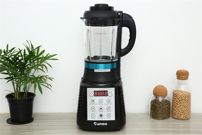 Máy làm sữa hạt đa năng Rapido RHB-1800D Màu Đen