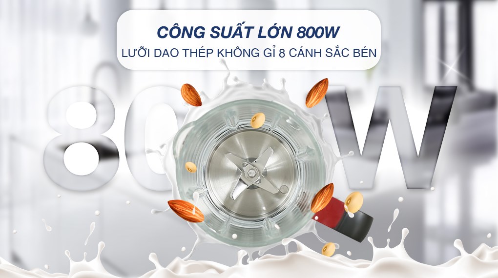 Máy làm sữa hạt đa năng Mishio MK-360