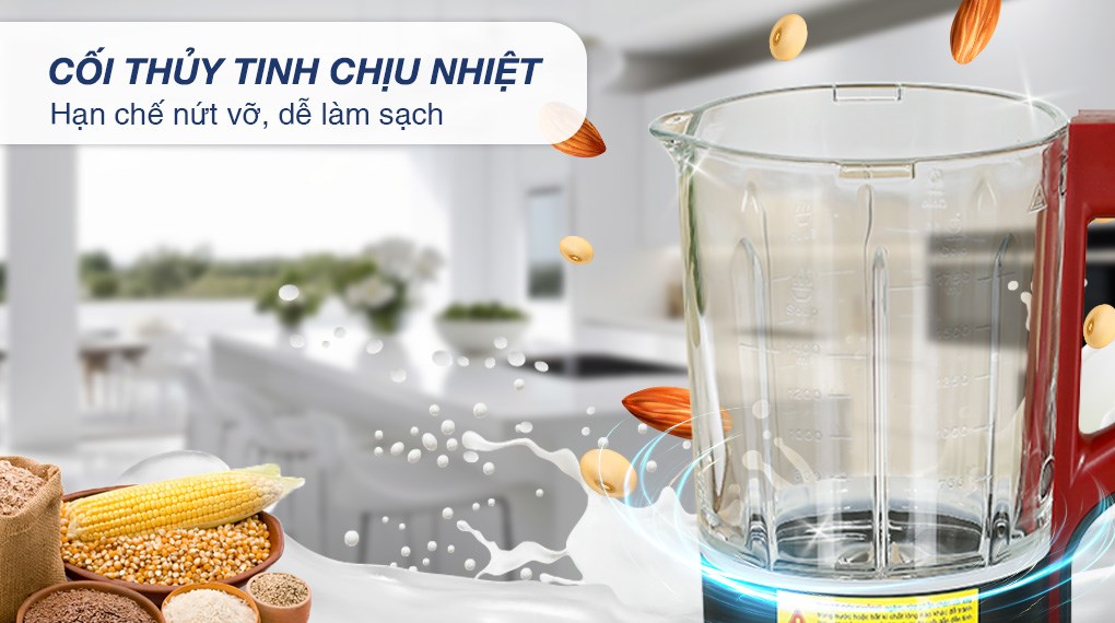 Máy làm sữa hạt đa năng Mishio MK-360