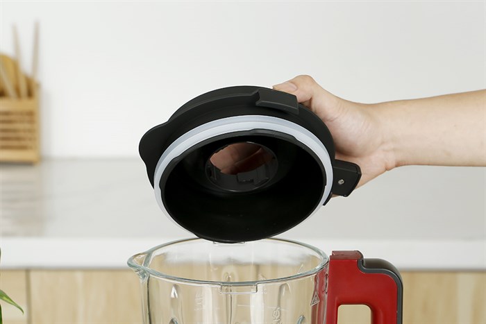 Máy làm sữa hạt đa năng Mishio MK-360 Màu Đen - Đỏ