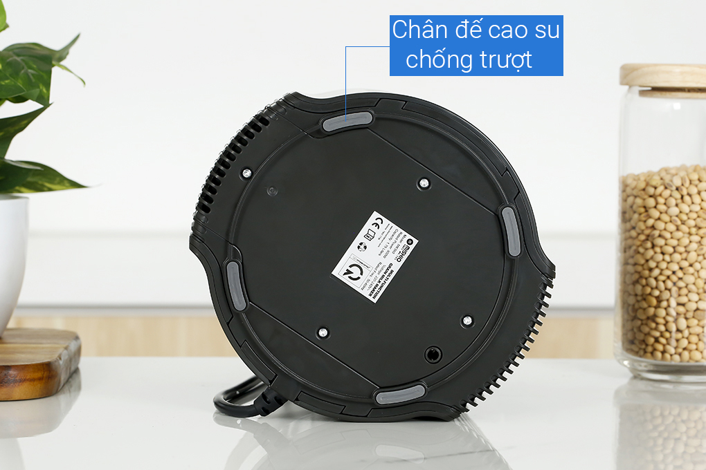 Máy làm sữa hạt đa năng Mishio MK-360 Màu Đen - Đỏ