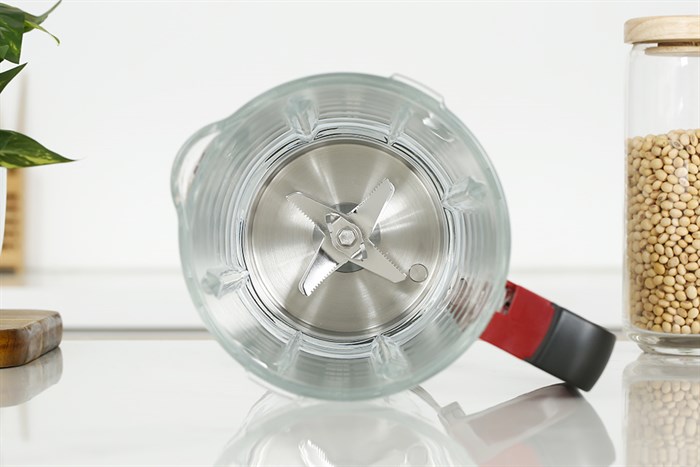 Máy làm sữa hạt đa năng Mishio MK-360 Màu Đen - Đỏ