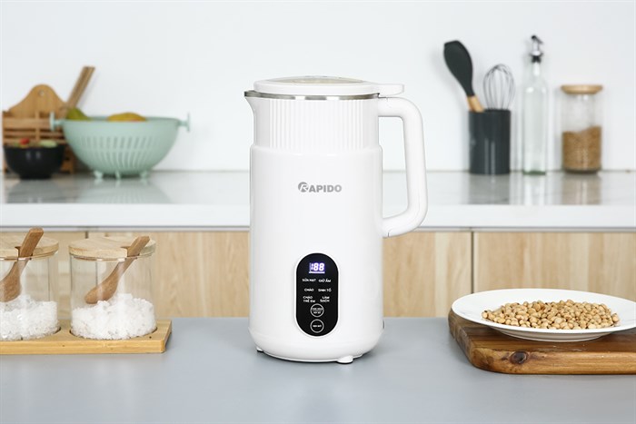 Máy làm sữa hạt đa năng Rapido RHB-500DW trắng Màu Trắng