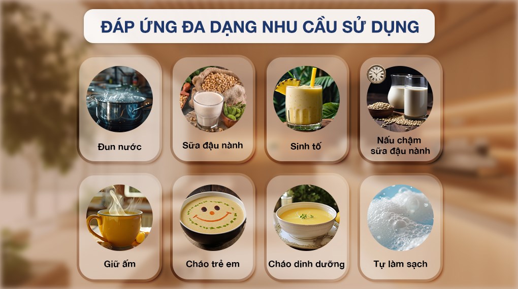 Máy làm sữa hạt đa năng Rapido RHB-800DM