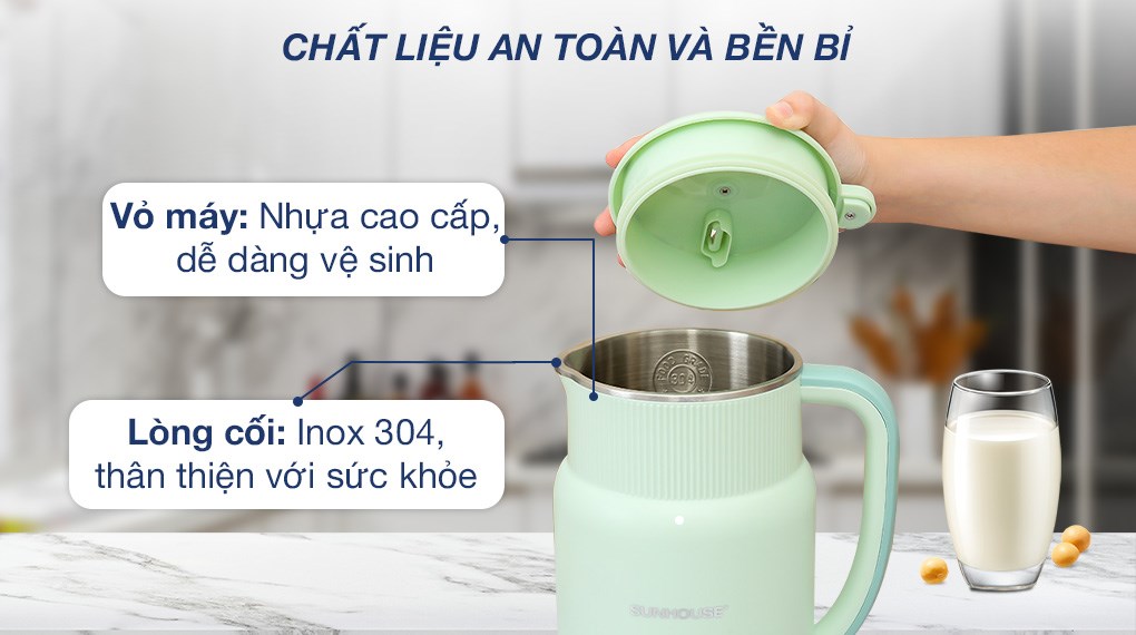 Máy làm sữa hạt đa năng Sunhouse SHD5260