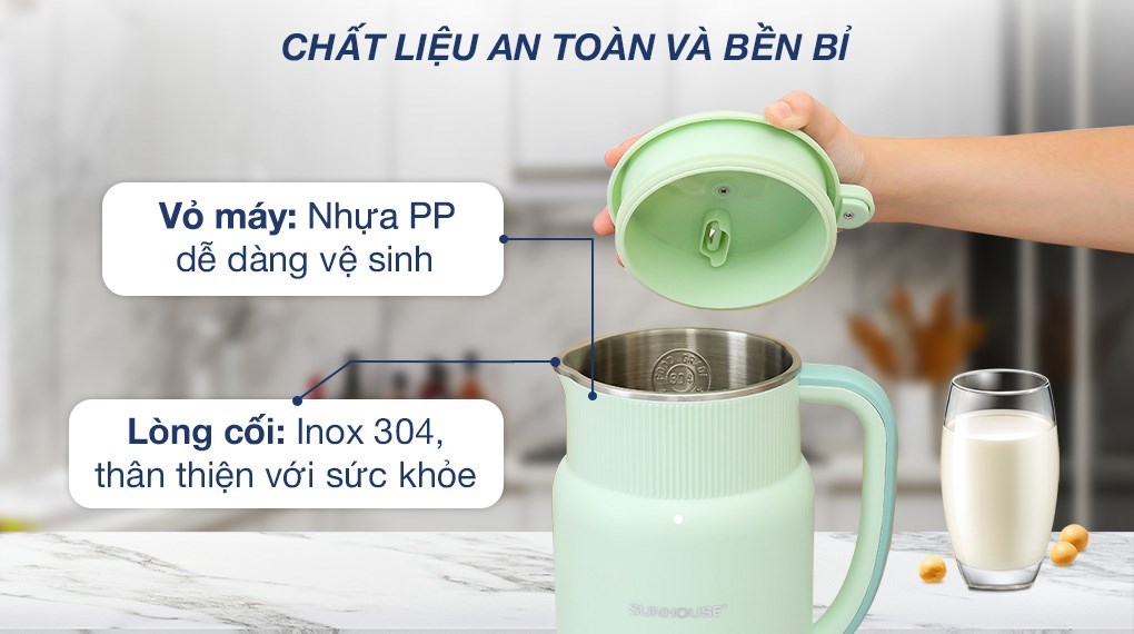 Máy làm sữa hạt đa năng Sunhouse SHD5260