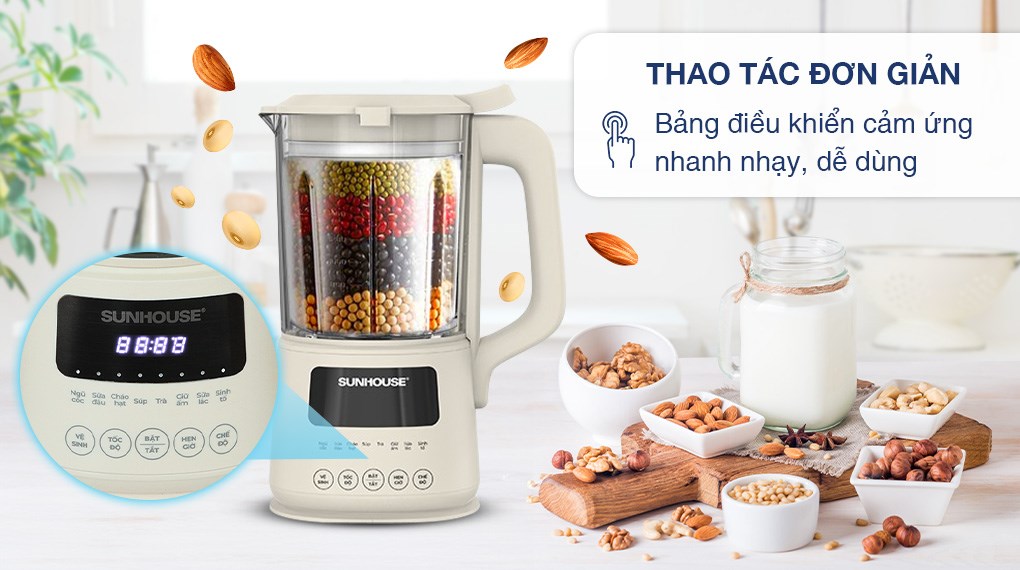 Máy làm sữa hạt đa năng Sunhouse SHD5261