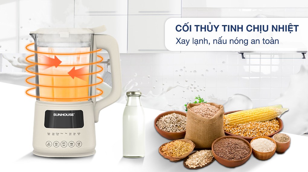 Máy làm sữa hạt đa năng Sunhouse SHD5261