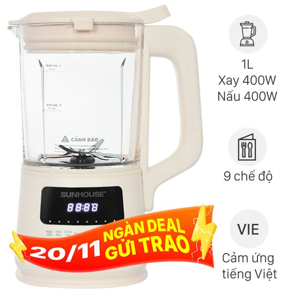 Máy làm sữa hạt đa năng Sunhouse SHD5261
