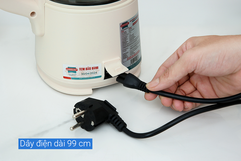 Máy làm sữa hạt đa năng Sunhouse SHD5261 Màu Kem