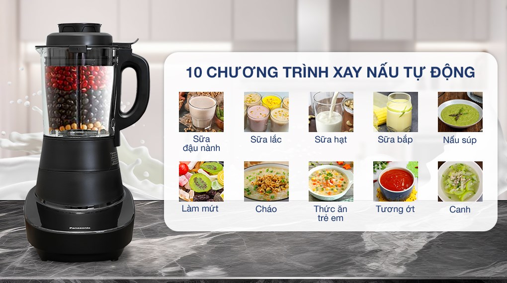 Máy làm sữa hạt đa năng Panasonic MX-HG6401KRA