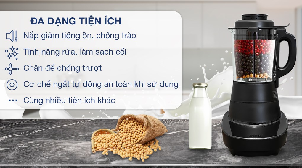 Máy làm sữa hạt đa năng Panasonic MX-HG6401KRA