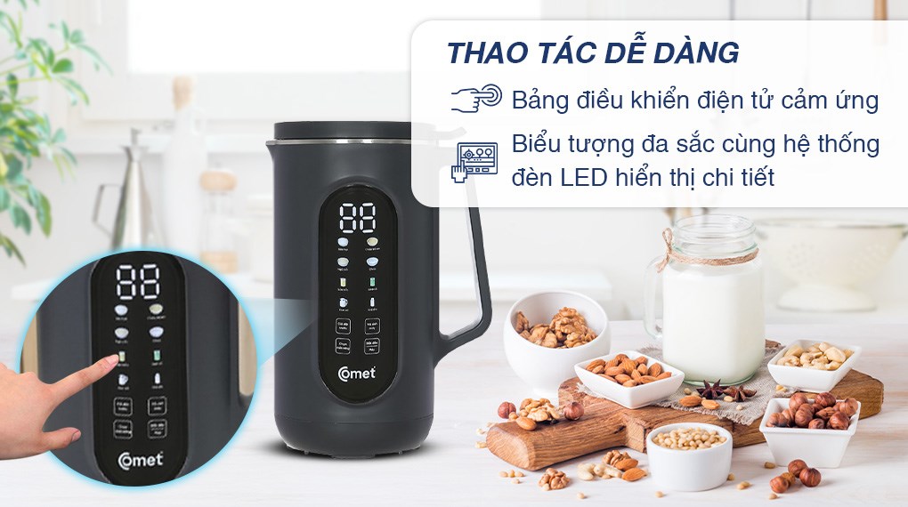 Máy làm sữa hạt đa năng Comet CM9216